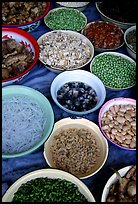 food ingredients in bowls. (color)