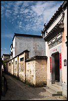Street. Hongcun Village, Anhui, China