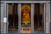 Buddha Statue, Upper Jingci Temple. Hangzhou, China