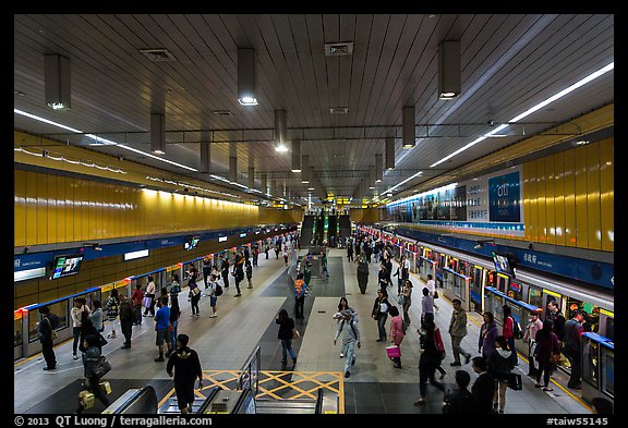 MRT station. Taipei, Taiwan