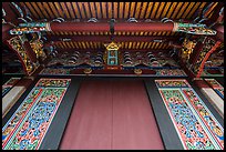 Looking up door of Lingxing gate, Confuscius Temple. Taipei, Taiwan ( color)