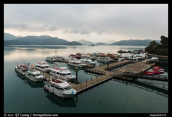Shueishe Pier, early morning. Sun Moon Lake, Taiwan