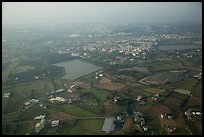 Aerial view of developped countryside. Taiwan ( color)