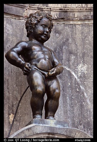 Manneken Pis. Brussels, Belgium