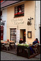 Restaurant. Bruges, Belgium (color)