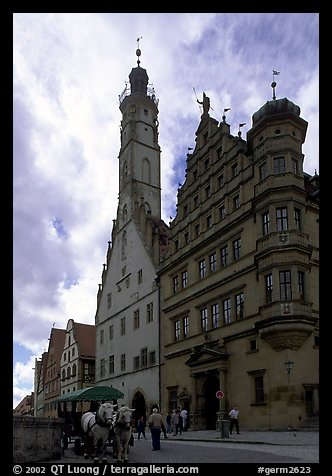 Rathaus. Rothenburg ob der Tauber, Bavaria, Germany