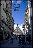 Mac Donalds, medieval style. Rothenburg ob der Tauber, Bavaria, Germany (color)