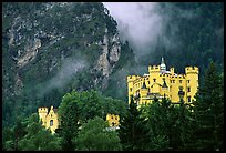 Hohenschwangau, built in 1832 for Maximillien II, King Ludwig's father. Bavaria, Germany (color)