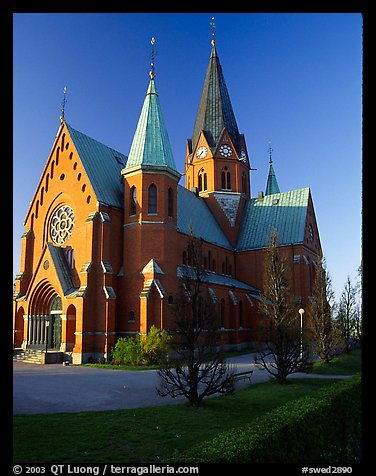 Cathedral. Gotaland, Sweden (color)