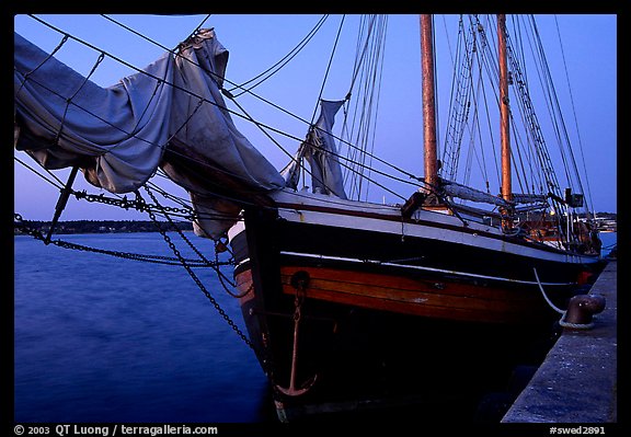 Two-masted Sailboat, Vastervik. Gotaland, Sweden