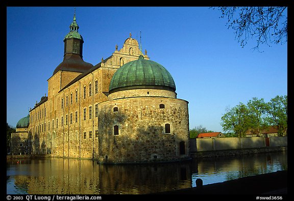 Renaissance castle Vadstena slott. Gotaland, Sweden (color)