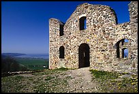 Ruins of the 16th century castle Brahehus near Granna. Gotaland, Sweden (color)