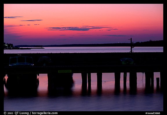 Sunset. Gotaland, Sweden (color)