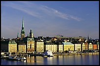 View of Gamla Stan across Salsjon. Stockholm, Sweden ( color)