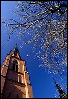Cathedral in French gothic style, Uppsala. Uppland, Sweden (color)