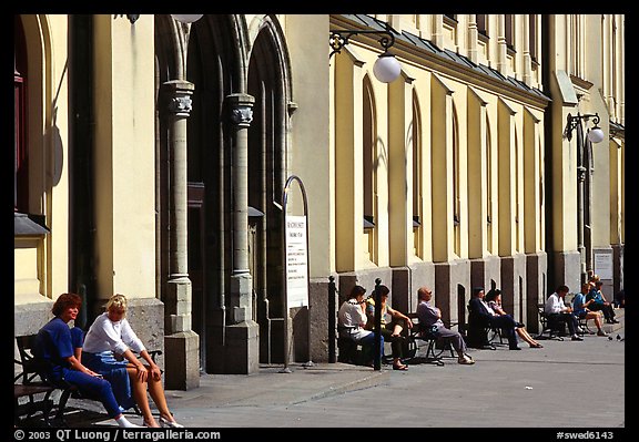 City hall, Orebro. Central Sweden (color)