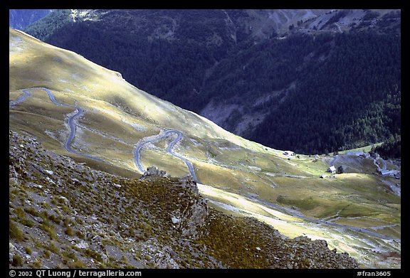 Col de la Cayolle. Maritime Alps, France (color)