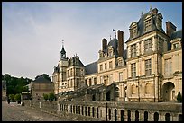 Palace of Fontainebleau, late afternoon. France (color)