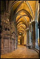 Sanctuary and Ambulatory, Cathedral of Our Lady of Chartres,. France ( color)