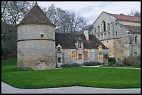 Dovecote, Cistercian Abbey of Fontenay. Burgundy, France (color)