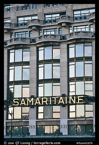 Samaritaine department store facade. Paris, France (color)