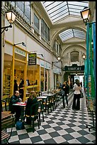 Eatery in covered passage. Paris, France
