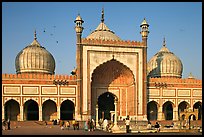 Jama Masjid, India's largest mosque, morning. New Delhi, India ( color)