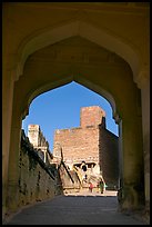 Gate, Mehrangarh Fort. Jodhpur, Rajasthan, India (color)