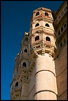 Tower, Mehrangarh Fort. Jodhpur, Rajasthan, India (color)