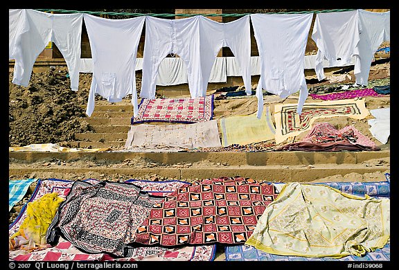 Laundry. Varanasi, Uttar Pradesh, India (color)