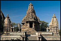 Lakshmana temple. Khajuraho, Madhya Pradesh, India (color)