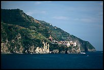 Manarola seen from Corniglia. Cinque Terre, Liguria, Italy