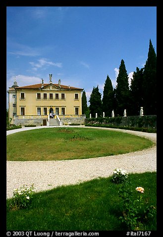 Villa Valmarana ai Nani designed by Paladio. Veneto, Italy