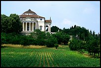 Villa Capra La Rotonda a classic design by Paladio. Veneto, Italy (color)