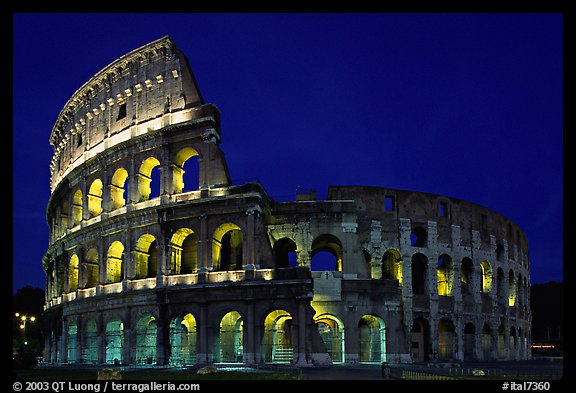 Colosseum, the city greatest amphitheater. Rome, Lazio, Italy