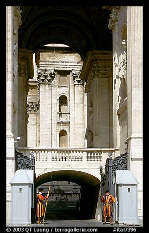 Swiss guards. Vatican City