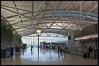 Inside Incheon international airport. South Korea (color)