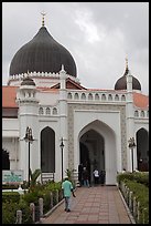 Front entrance, Masjid Kapitan Keling. George Town, Penang, Malaysia (color)