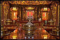 Poh Hock Seah altar, Hock Tik Cheng Sin Temple. George Town, Penang, Malaysia ( color)