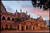 Historic City theater at sunrise. Kuala Lumpur, Malaysia ( color)