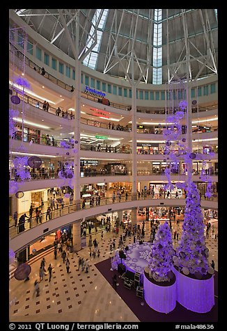 Suria shopping mall, Kuala Lumpur City Center. Kuala Lumpur, Malaysia (color)