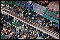 Jalan Petaling market from above. Kuala Lumpur, Malaysia