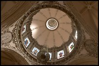 Dome fo the Cathedral seen from below. Guadalajara, Jalisco, Mexico (color)
