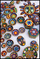 Huichol Indian crafts, Tlaquepaque. Jalisco, Mexico (color)