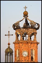Crown of Templo de Guadalupe Cathedral , Puerto Vallarta, Jalisco. Jalisco, Mexico ( color)