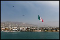 Ensenada seen from harbor. Baja California, Mexico ( color)