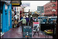 Main shopping street, Ensenada. Baja California, Mexico (color)