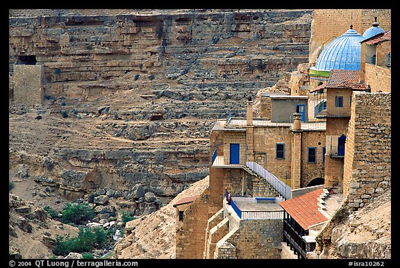 Greek Orthodox Mar Saba Monastery. West Bank, Occupied Territories (Israel) (color)