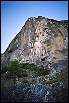 Shadow side: The Prow (the white streak). Washington Column, Yosemite, California ( color)