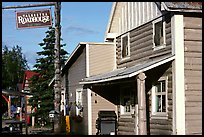 Dowtown Talkeetna. Alaska (color)